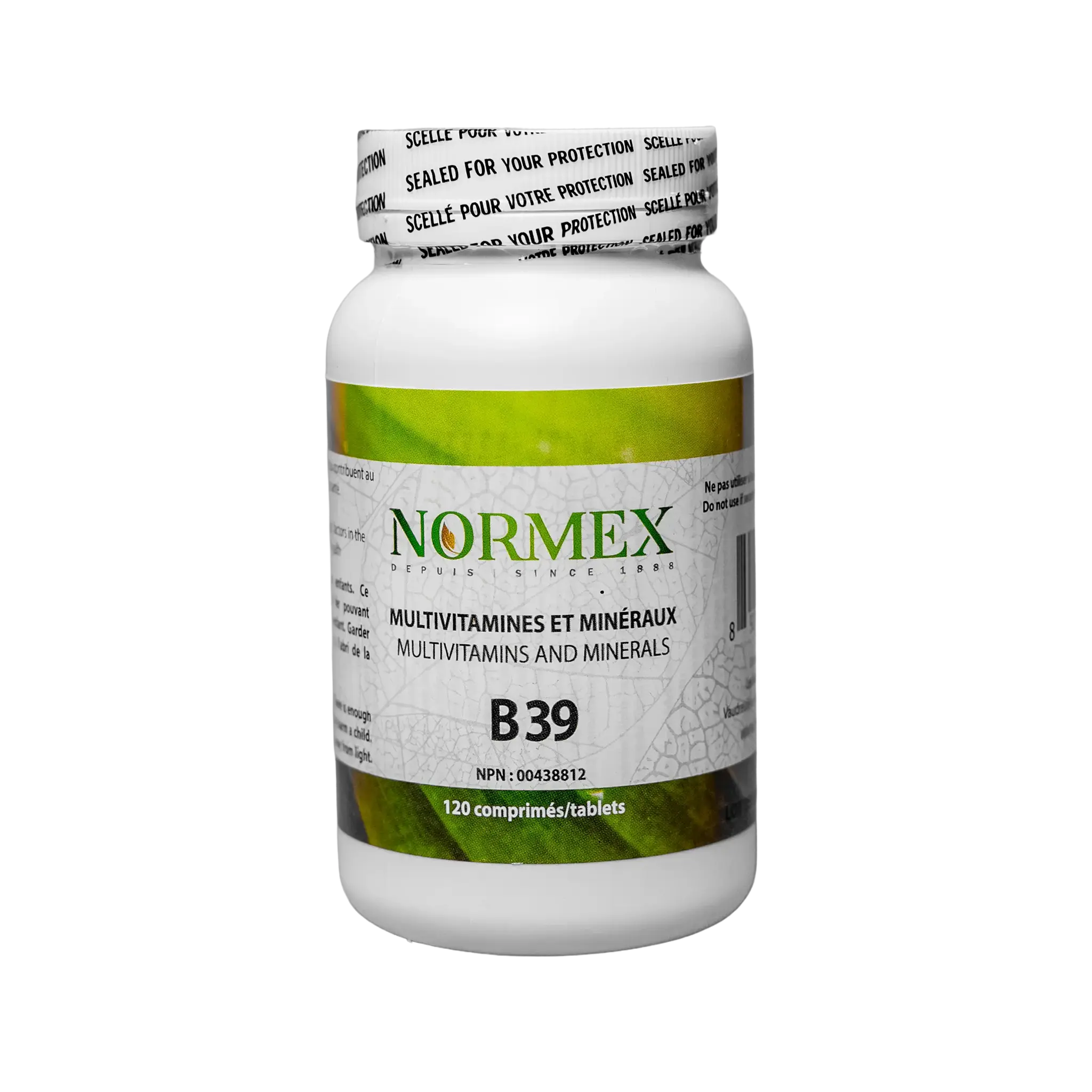 Multivitamines et minéraux - Formule B39