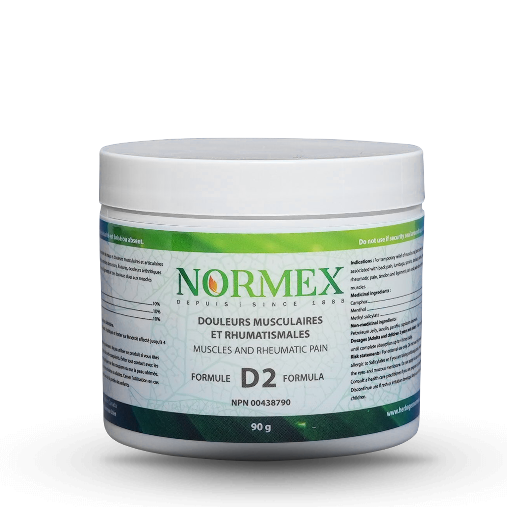 Onguent analgésique - Douleurs musculaires - Formule D2 90g